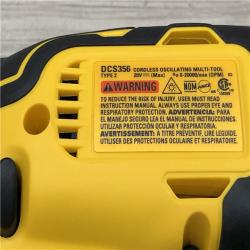 AS-IS DEWALT Cordless 3-Speed Oscillating Multi Tool Kit