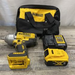 AS-IS DEWALT 20V MAX Lithium-Ion Cordless 1/2 in. Impact Wrench Kit