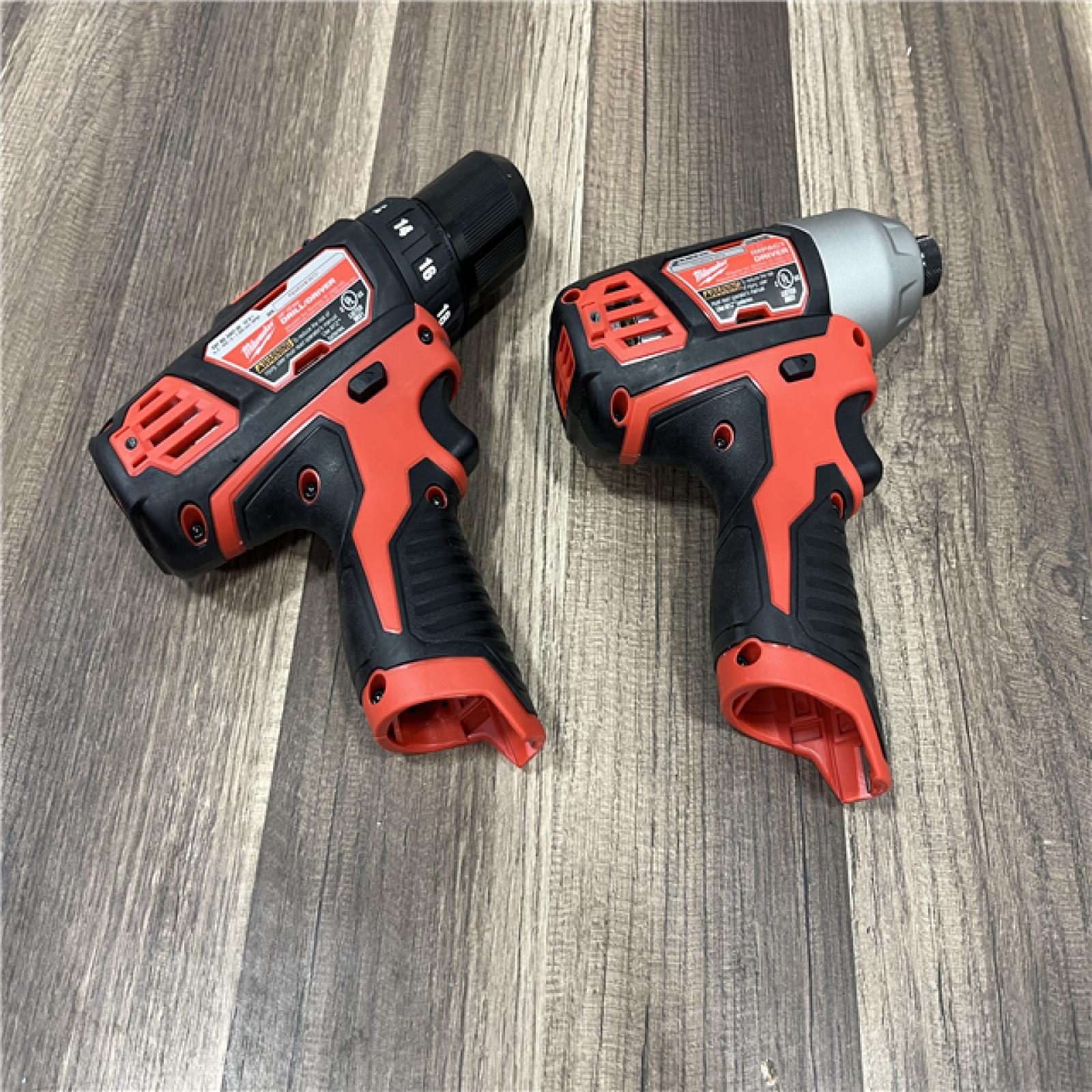 GOOD  Milwaukee M12 12V Lithium-Ion Cordless Drill Driver/Impact Driver Combo Kit with Two 1.5Ah Batteries, Charger and Bag (2-Tool)