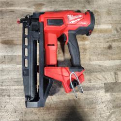 HOUSTON LOCATION - AS-IS MILWAUKEE 16 GAUGE STRAIGHT FINISH NAILER (TOOL ONLY)