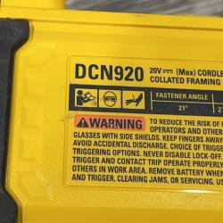 AS-IS DEWALT 20-Volt 21° Cordless Framing Nailer (Tool-Only)