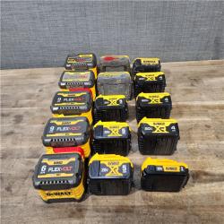 HOUSTON LOCATION - AS-IS DEWALT BATTERY PACK QTY - 15