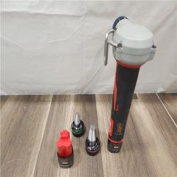 AS-IS- Milwaukee M12 12V Lithium-Ion Cordless PEX Expansion Tool Kit with (2) 1.5 Ah Batteries  (3) Expansion Heads and Hard Case