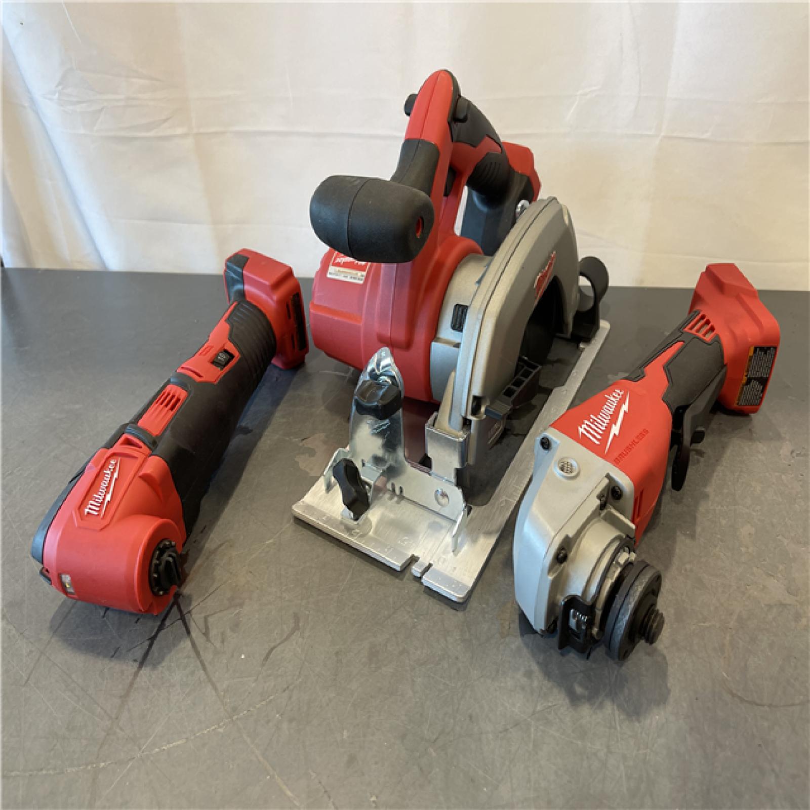 AS-IS - Milwaukee M18 18-Volt Lithium-Ion Cordless Combo Kit 7-Tool Kit