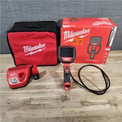 HOUSTON LOCATION - AS-IS MILWAUKEE M12 12V Lithium-Ion Cordless M-SPECTOR 360-Degree 4 Ft. Inspection Camera Kit