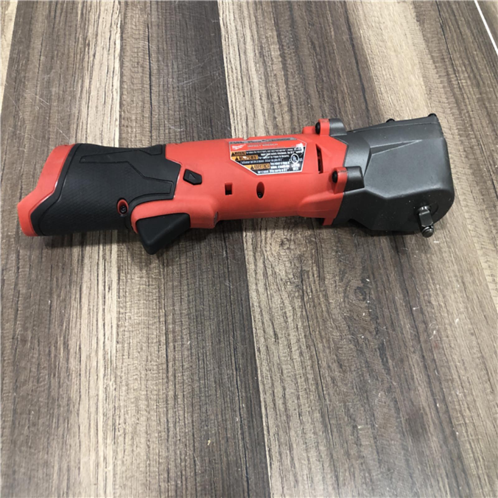 AS-IS Milwaukee  FUEL 12V Lithium-Ion Brushless Cordless 3/8 in. Right Angle Impact Wrench (Tool-Only)
