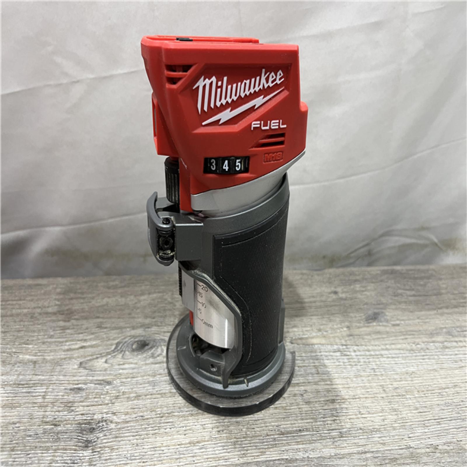 AS-IS Milwaukee FUEL 18V Lithium-Ion Brushless Cordless Compact Router (Tool-Only)