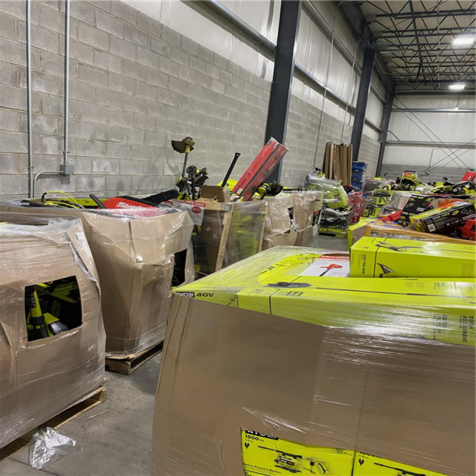 Pittston Location As-Is Power Tools Partial Truckload (13 Pallets) 1245-B