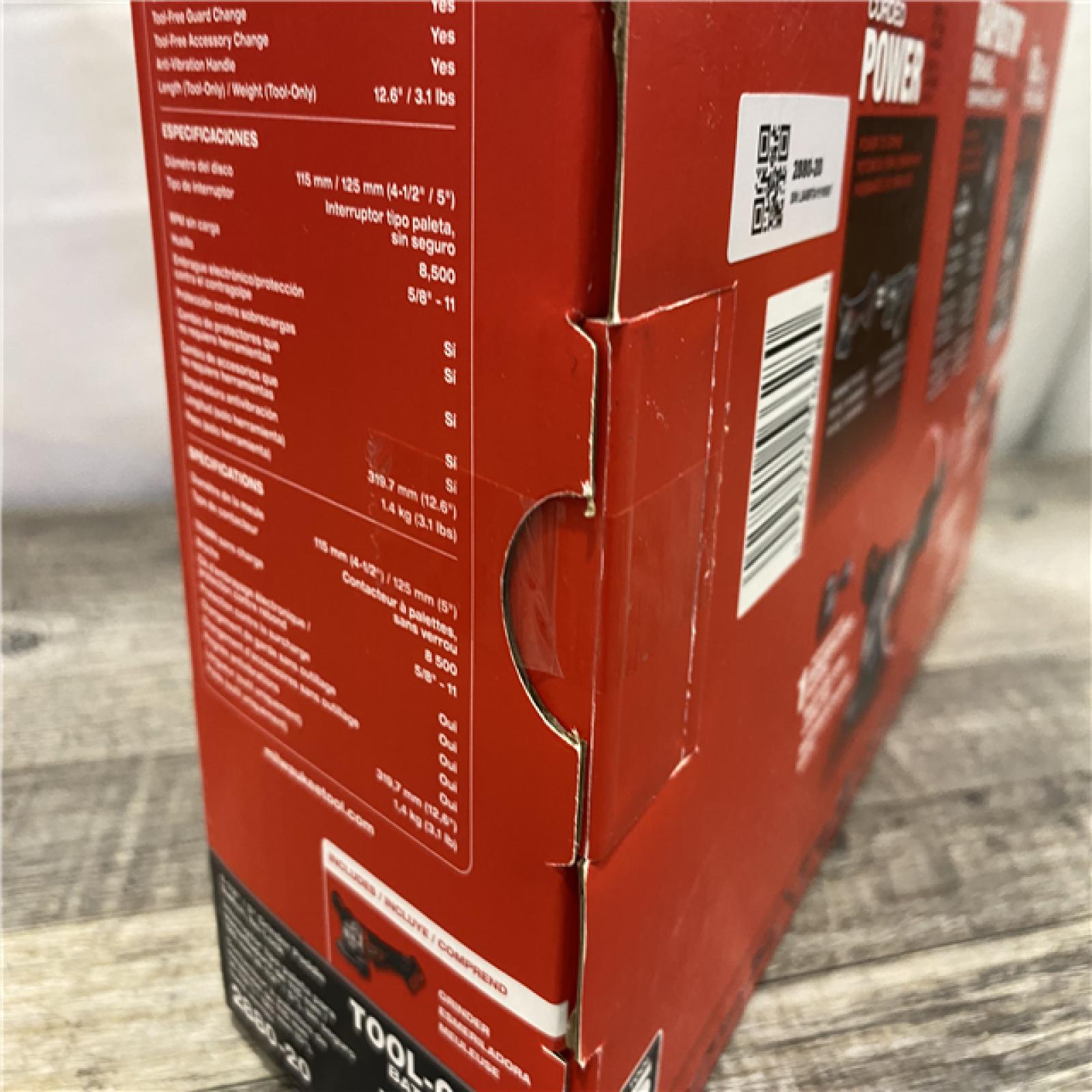 NEW - Milwaukee FUEL 18V Lithium-Ion Brushless Cordless 4-1/2 in./5 in. Grinder w/Paddle Switch (Tool-Only)