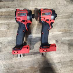 HOUSTON LOCATION - AS-IS MILWAUKEE 2 TOOL COMBO KIT W/ (2) BATTERY & CHARGER