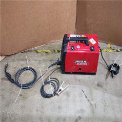 HOUSTON LOCATION - AS-IS Lincoln Electric Single Phase 140 Amp DC 115V Flux-Core & Stick MIG Welder - 90A/19V/20% Duty Cycle  10.15 Long | Part #K2697-1