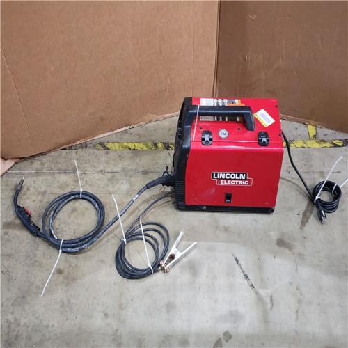 HOUSTON LOCATION - AS-IS Lincoln Electric Single Phase 140 Amp DC 115V Flux-Core & Stick MIG Welder - 90A/19V/20% Duty Cycle  10.15 Long | Part #K2697-1