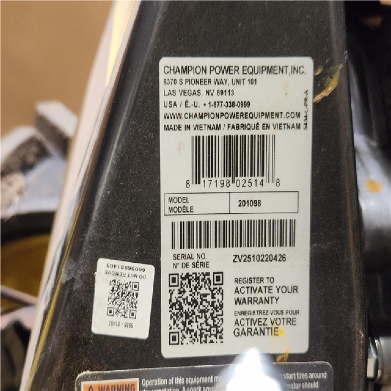 Phoenix AS-IS 2 Mixed Champion Power Equipment Champion Counter Rotating Rear and Front Line Tiller