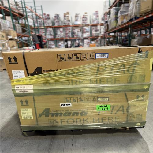 DALLAS LOCATION - AMANA HEATING AND AIRCONDITIONING PALLET -(4 UNITS)