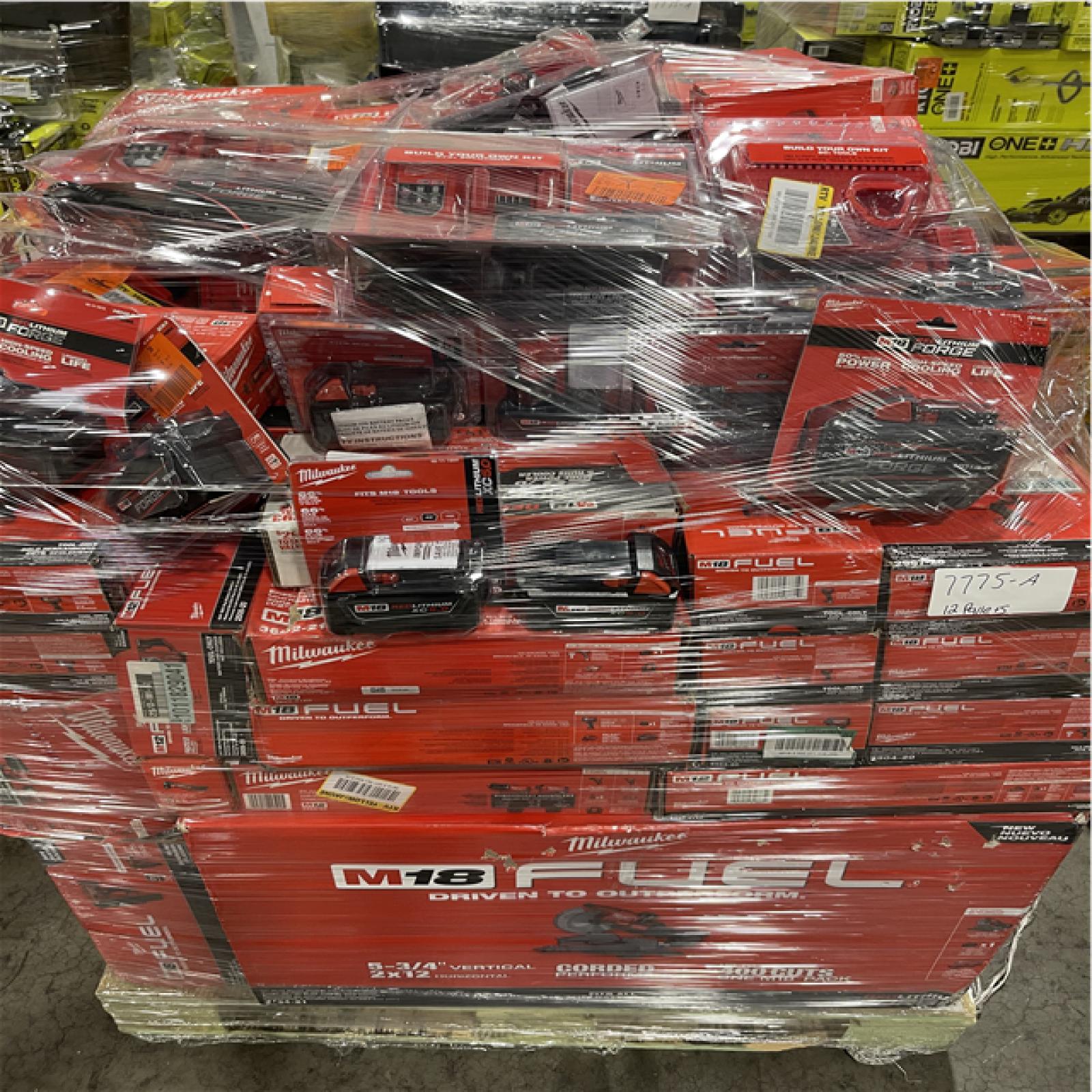 Pittston Location As-Is Power Tools Partial Truckload (12 Pallets) 7775-A