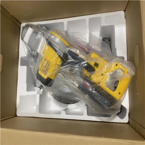 As-Is- DEWALT 15 Amp Corded 12 in. Double Bevel Sliding Compound Miter Saw