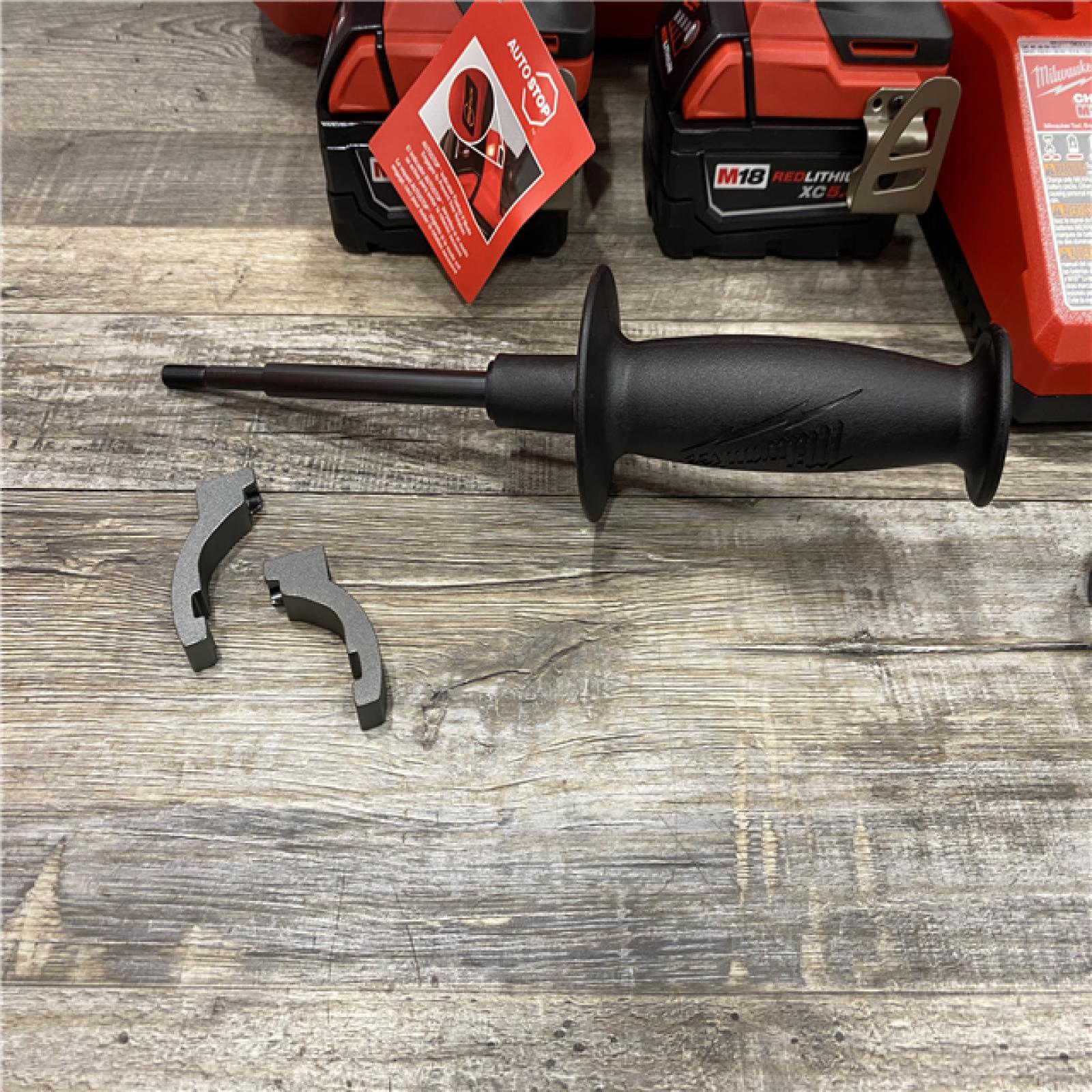 AS-IS Milwaukee  FUEL 18V Lithium-Ion Brushless Cordless Hammer Drill and Impact Driver Combo Kit