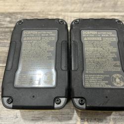 AS-IS DEWALT 20V MAX XR POWERSTACK Lithium-Ion 1.7 Ah Compact Battery (2-Pack)