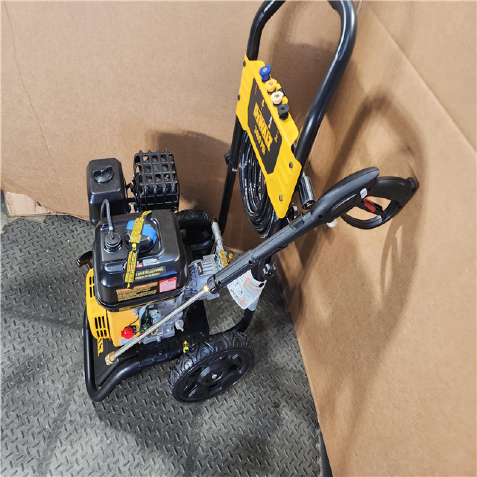 HOUSTON LOCATION - AS-IS DEWALT 3400 PSI 2.5 GPM Gas Cold Water Pressure Washer with 208cc Engine