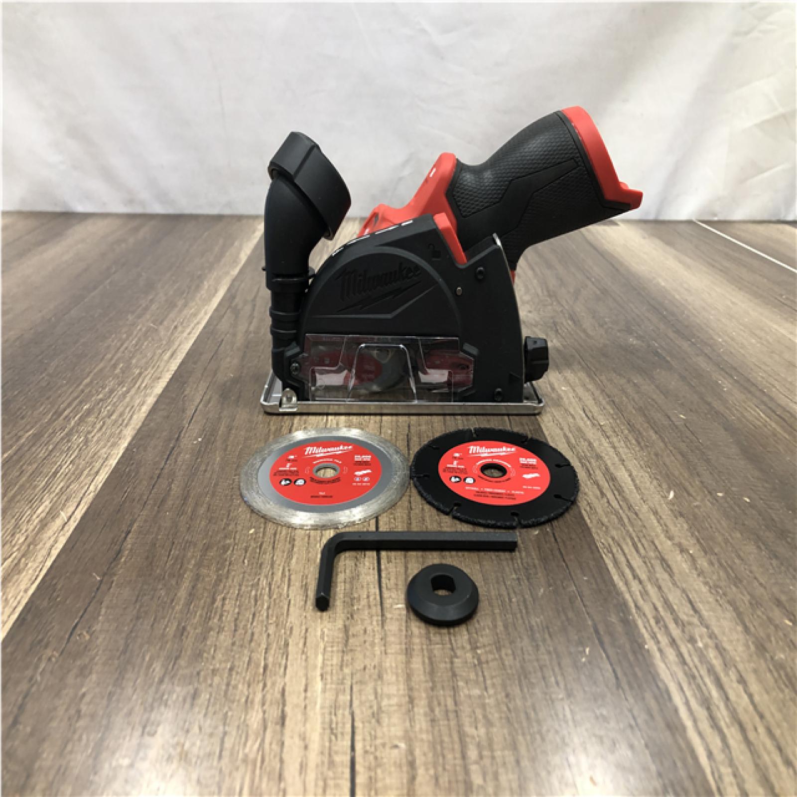AS-IS Milwaukee FUEL 12V Lithium-Ion Brushless Cordless 3 in. Cut Off Saw (Tool-Only)