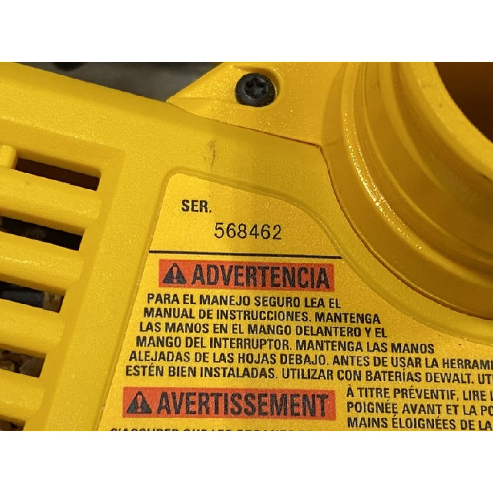 AS-IS DEWALT 20V MAX XR Cordless Brushless 3-1/4 in. Planer (Tool Only)