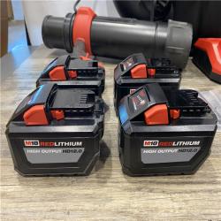 AS-IS Milwaukee FUEL 155 MPH 650 CFM 18V Brushless Cordless Dual Battery Backpack Blower Kit