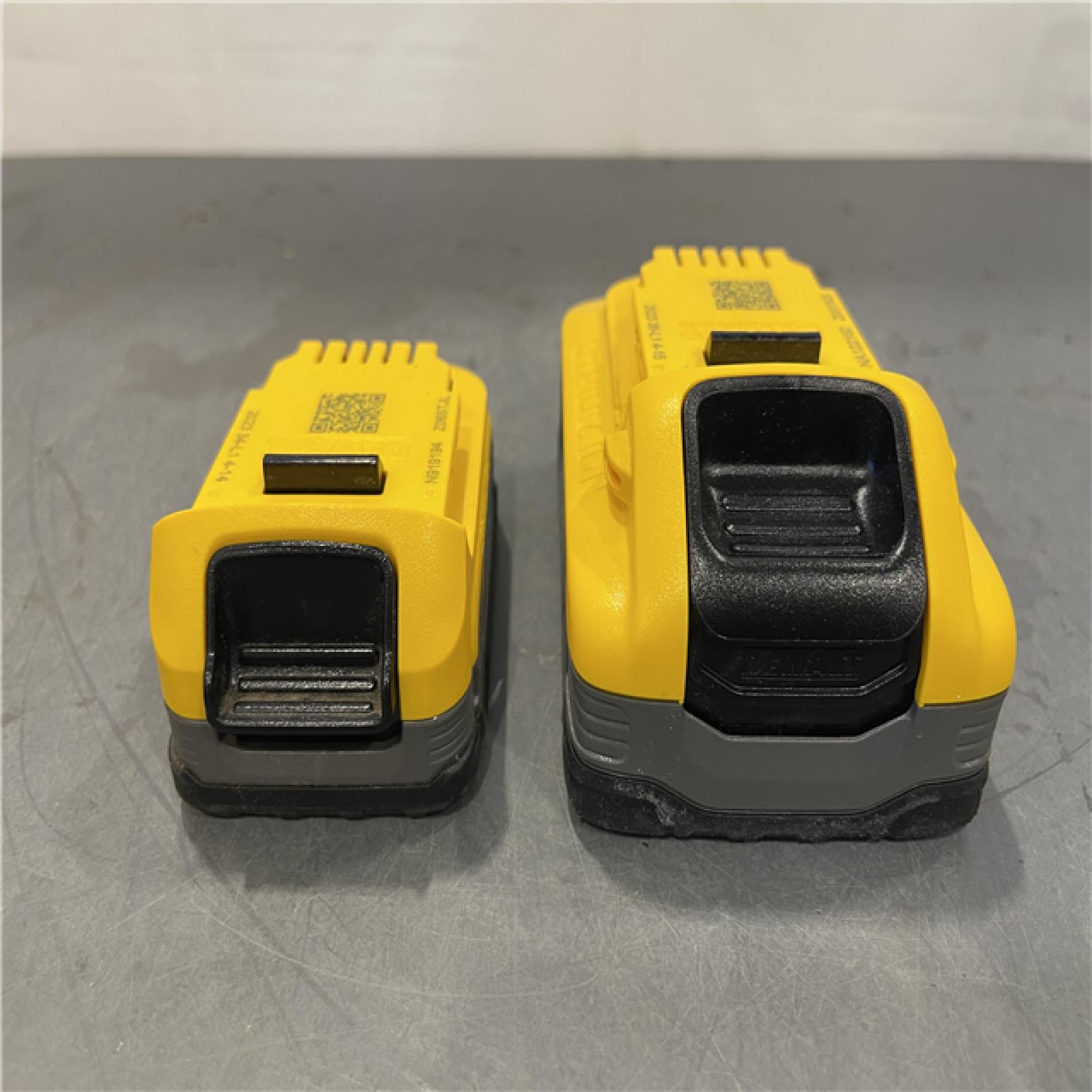 AS-IS - Dewalt 20V MAX POWERSTACK Lithium-Ion Batteries and Charger Starter Kit