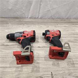 AS-IS MILWAUKEE FUEL 18V Cordless Hammer Drill and Impact Driver Combo Kit