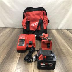 AS-IS Milwaukee 18V Lithium-Ion Brushless Cordless 1/2 in. Compact Hammer Drill/Driver Kit