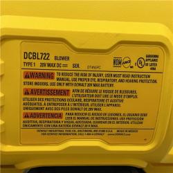 AS-IS DEWALT 20V MAX* XR Brushless Cordless Handheld Blower Kit