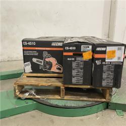 Dallas Location -NEW- ECHO 18 in. 45.0 cc Gas 2-Stroke Rear Handle Chainsaw(Lot Of 7)