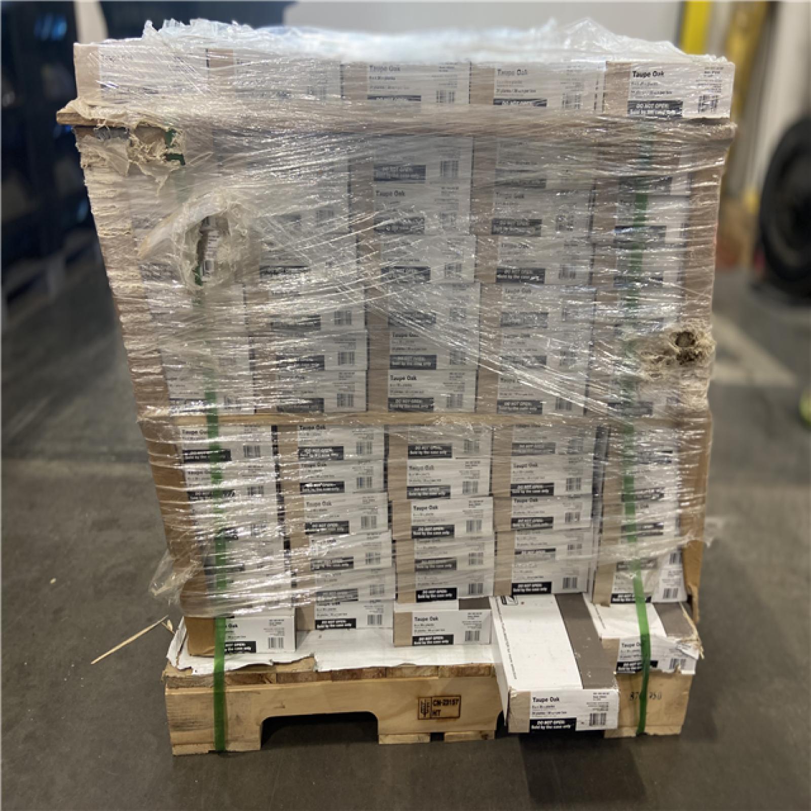 DALLAS LOCATION - TrafficMaster Taupe Oak 4 MIL x 6 in. W x 36 in. L Peel and Stick Water Resistant Luxury Vinyl Plank Flooring (36 sqft/case) 65 (CASES)