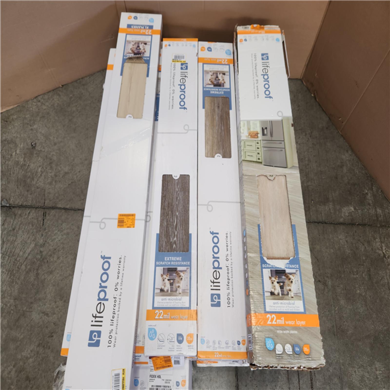 Phoenix NEW Lifeproof  Waterproof Click Lock Luxury Vinyl Plank Flooring Pallet (17-Boxes)
