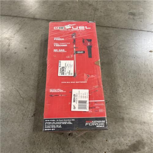 NEW! - Milwaukee M18 FUEL 18-Volt 16 in. Brushless Cordless Electric QUIK-LOK String Trimmer/Blower Combo Kit w/8.0 Battery (2-Tool)