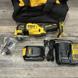 AS-IS DEWALT 20V MAX XR Cordless Brushless 3-Speed Oscillating Multi Tool Kit