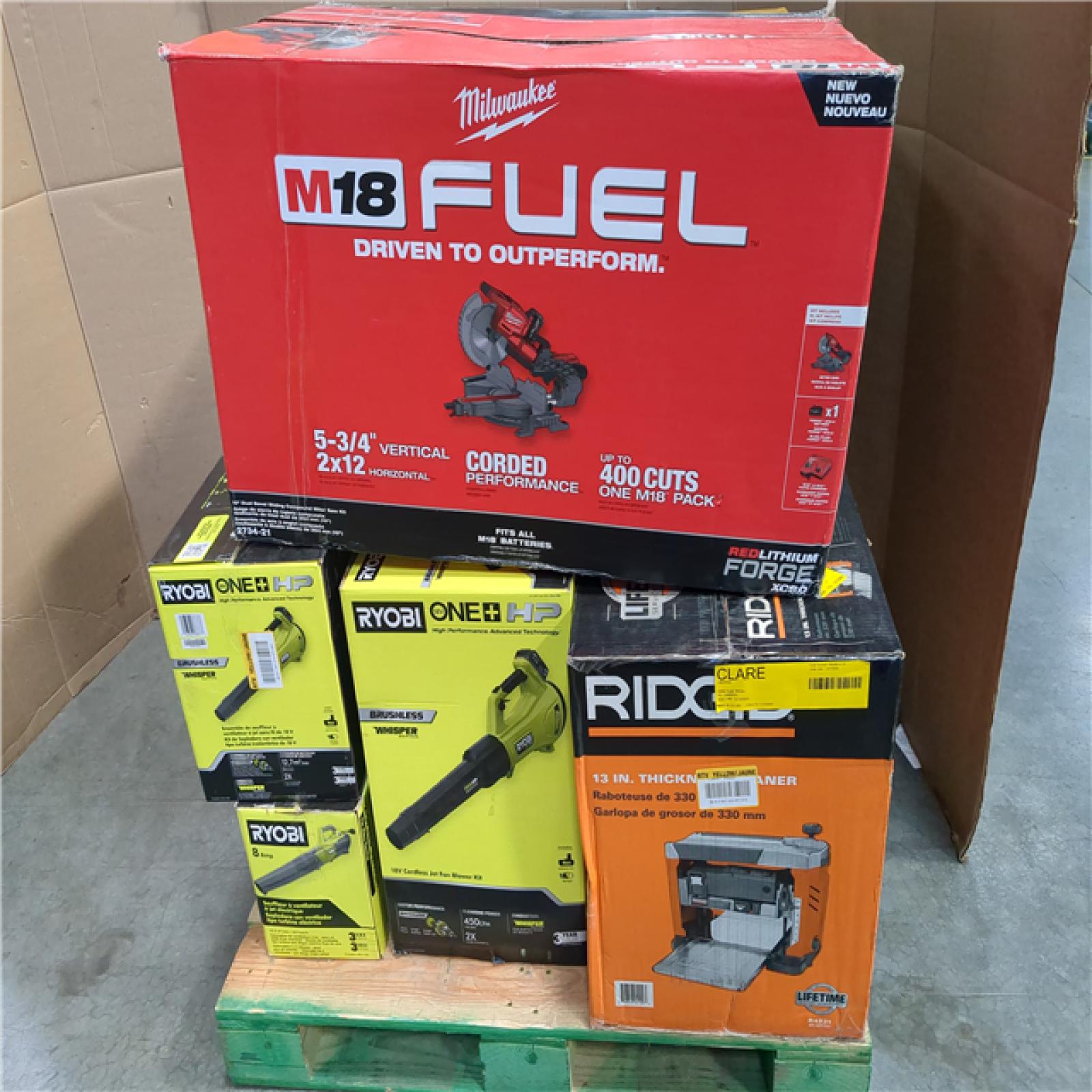 CALIFORNIA AS-IS TOOL PALLET