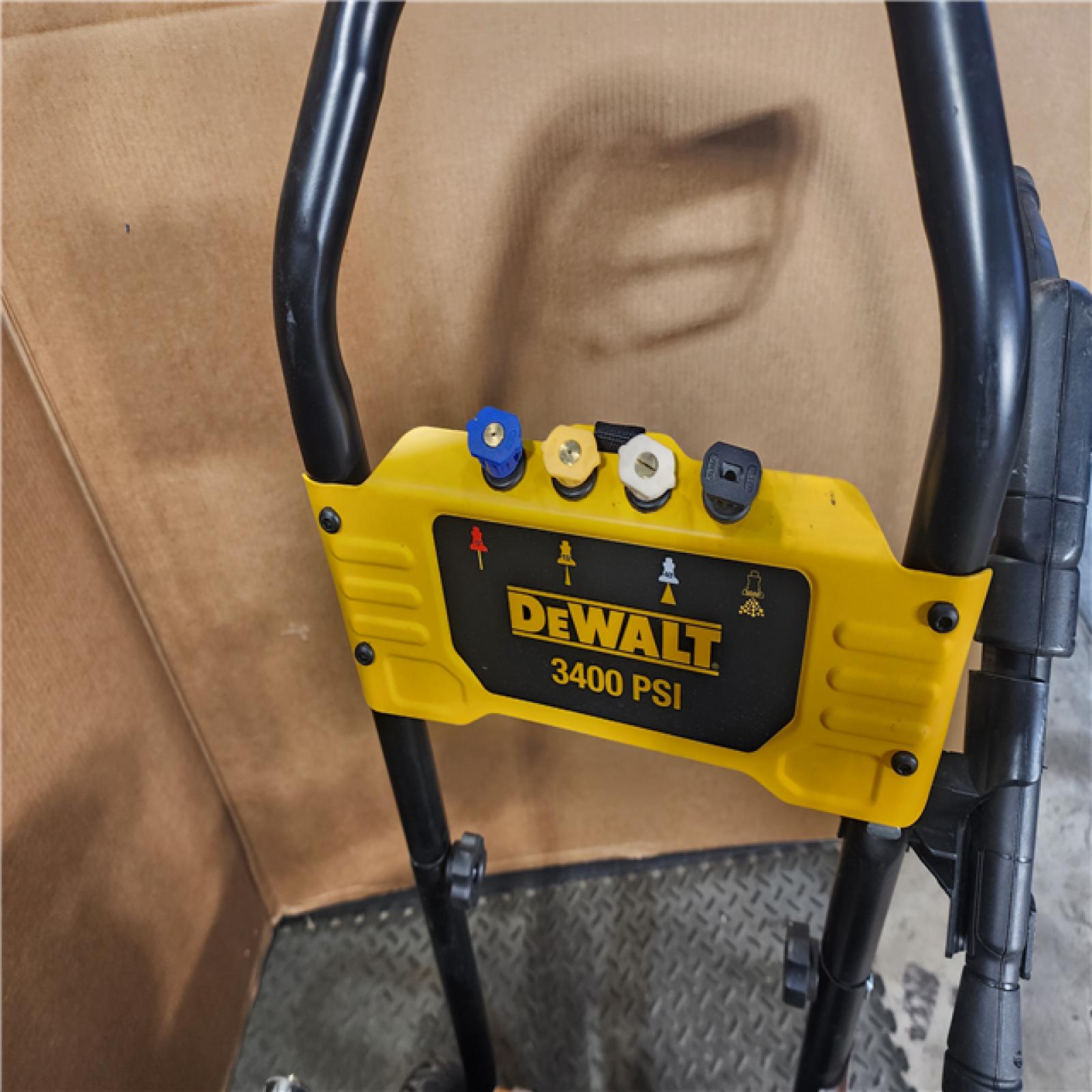 HOUSTON LOCATION - AS-IS DEWALT 3400 PSI 2.5 GPM Gas Cold Water Pressure Washer with 208cc Engine