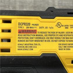 AS-IS DEWALT 20V MAX Cordless Battery Powered Pruner Kit