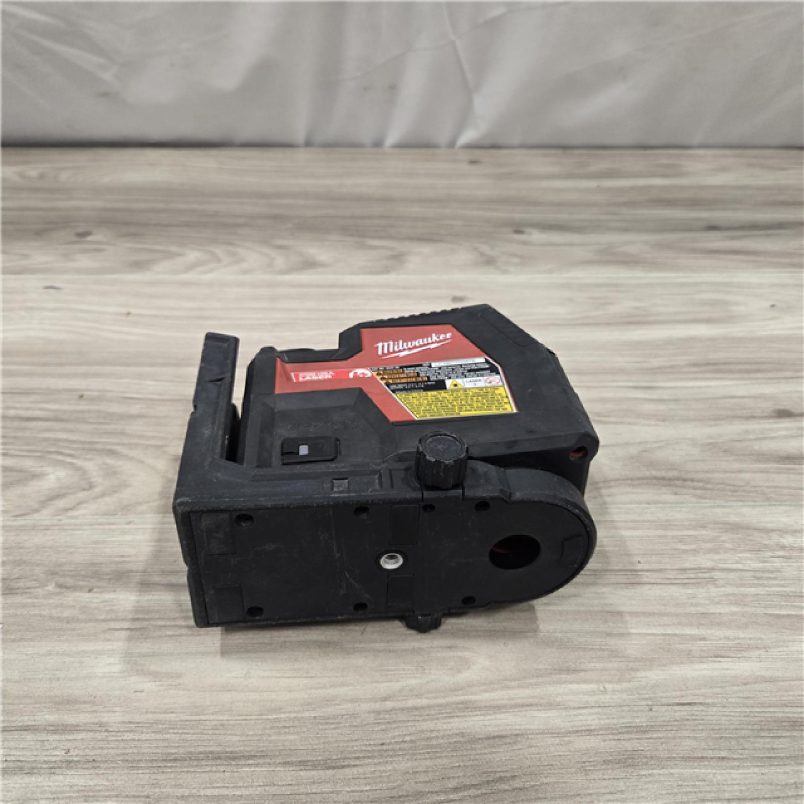 AS-IS Milwaukee-3522-21 Green Beam Laser Cross Line Plumb Point USB Rechargeable