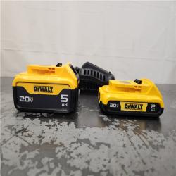 AS-IS- DEWALT 20V MAX Lithium-Ion Battery Kit with 5.0Ah and 2.0Ah Battery and Charger