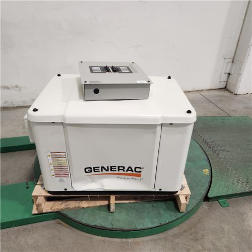 Dallas Location - As-Is Generac PowerPact Air-Cooled Home Standby Generator, 7.5kW
