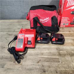 HOUSTON LOCATION - AS-IS Milwaukee 18V Cordless Brushed 2-Tool Drill/Driver and Impact Driver Kit