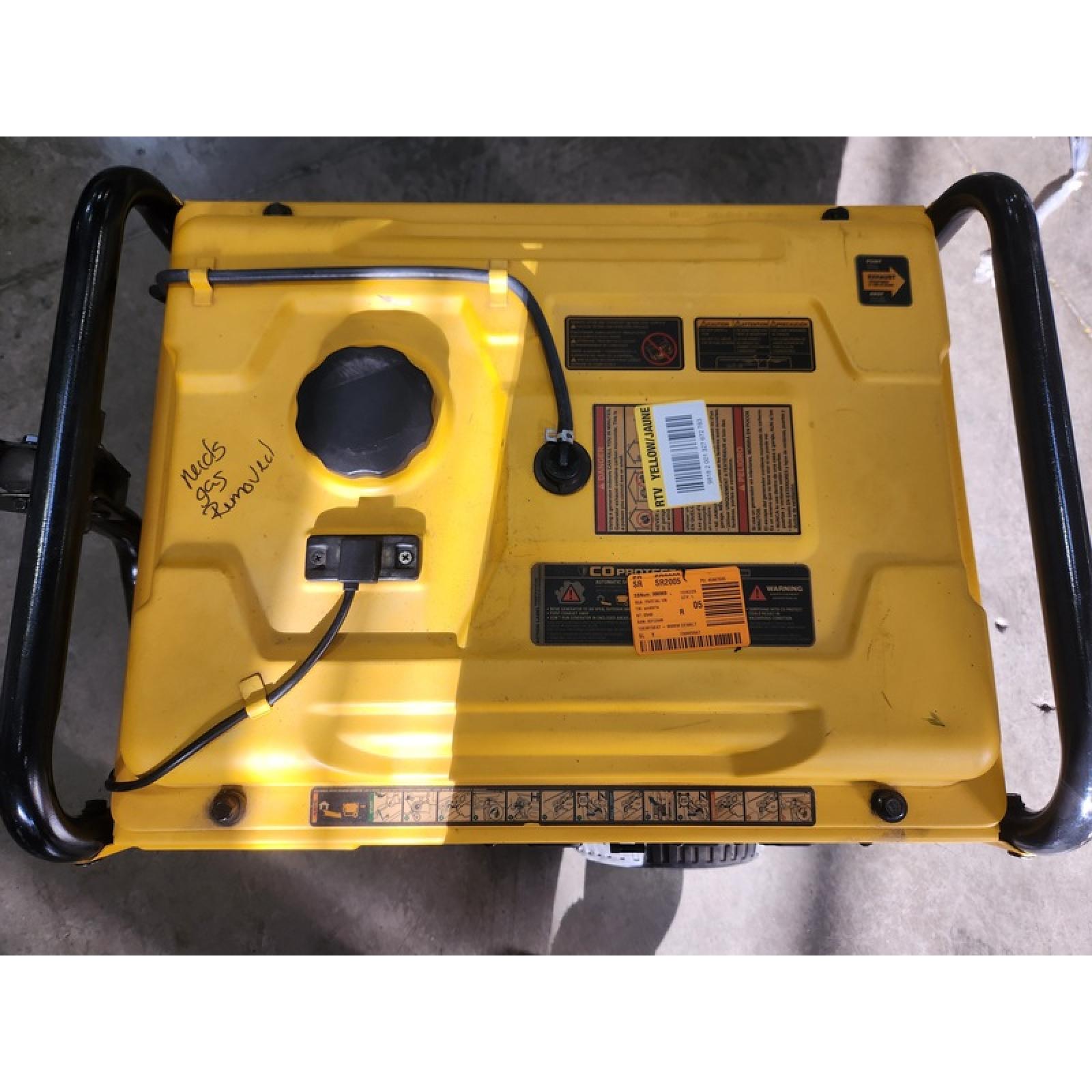 Phoenix AS-IS DEWALT 10000 / 8000-Watt Electric Start Gas Powered Portable Generator with Idle Control  GFCI Outlets and CO Protect-DXGNR8000