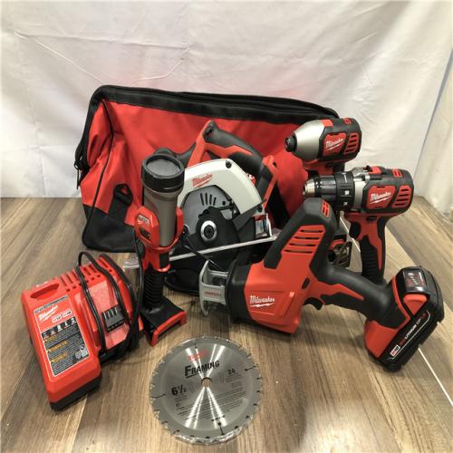 AS-IS Milwaukee M18 18V Lithium-Ion Cordless Combo Kit