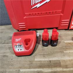 HOUSTON LOCATION - AS-IS MILWAUKEE 12-Volt Lithium-Ion Force Logic Cordless Press Tool Kit