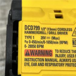 AS-IS DEWALT ATOMIC 20-Volt MAX Brushless Cordless 1/2 in. Hammer Drill (Tool-Only)