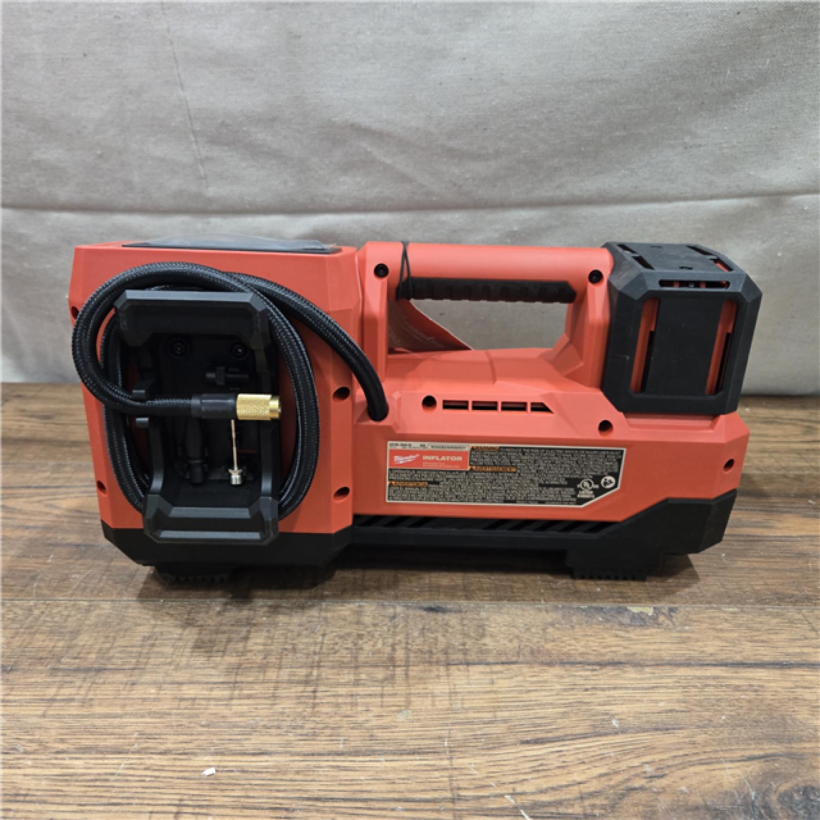 AS-IS MILWAUKEE  18-Volt Lithium-Ion Cordless Inflator (Tool-Only)