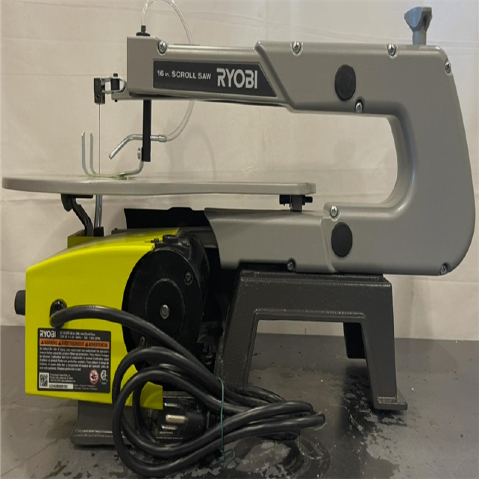 AS-IS- Ryobi 1.2 Amp Corded 550-1600 SPM Variable Speed 16 in. Scroll Saw