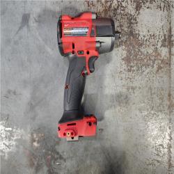 HOUSTON LOCATION - AS-IS Milwaukee M18 18V Fuel 1/2  Mid-Torque Impact Wrench Cordless Lithium-Ion Brushless with Friction Ring (TOOL ONLY)