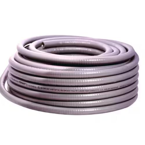 DALLAS LOCATION- NEW! Southwire 3/4 in. x 100 ft. Liquidtight Flexible Metallic Titan Steel Conduit pallet-(4 UNITS)